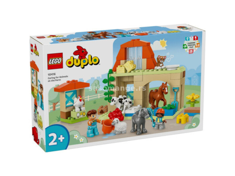 Lego duplo town caring for animals at the farm ( LE10416 )