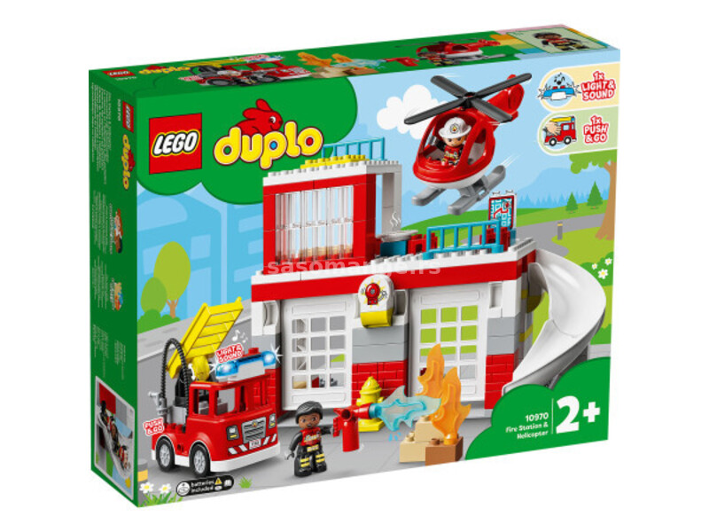 Lego Vatrogasna stanica i helikopter ( 10970 )