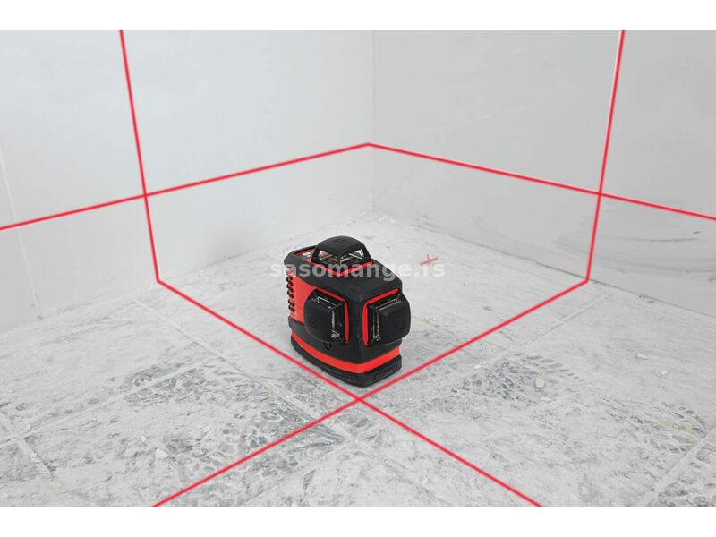 Laserski linijski nivelator Kapro 3D All-Lines - crveni 3x360 70m (K883WR)