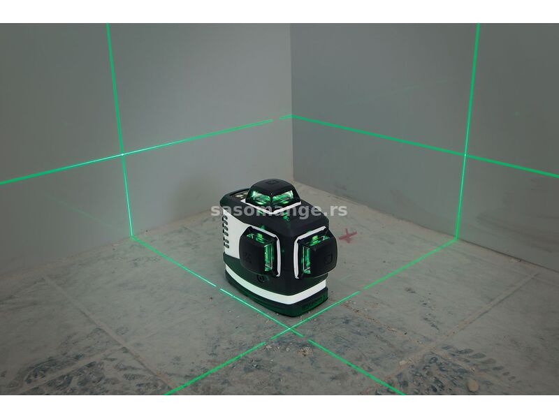 Laserski linijski nivelator Kapro 3D All-Lines - zeleni 3x360 70m (K883WG)