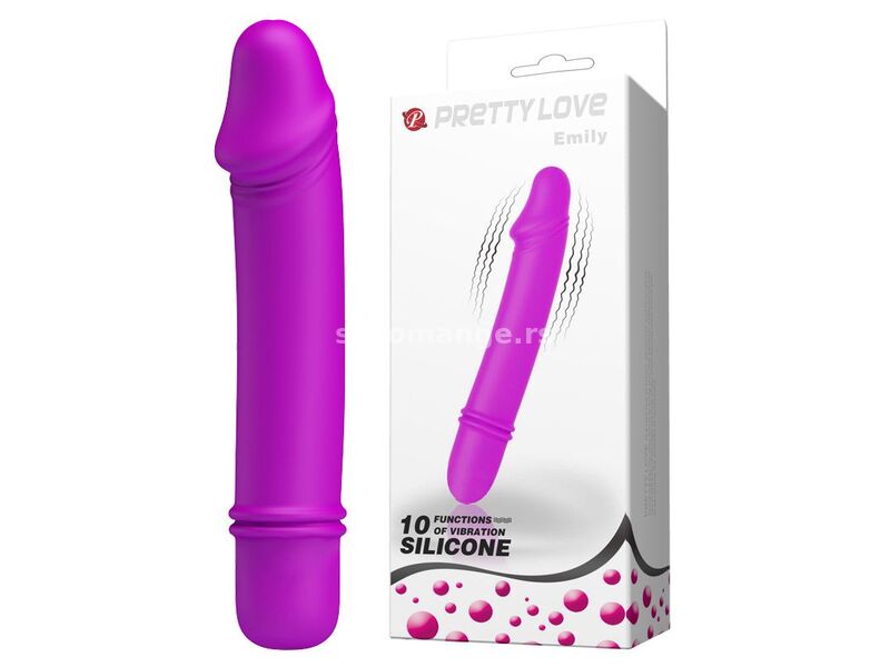 Ljubičasti Silkonski Vibrator Emily