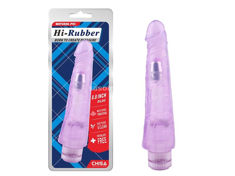 Ljubicasti Vibrator 23cm