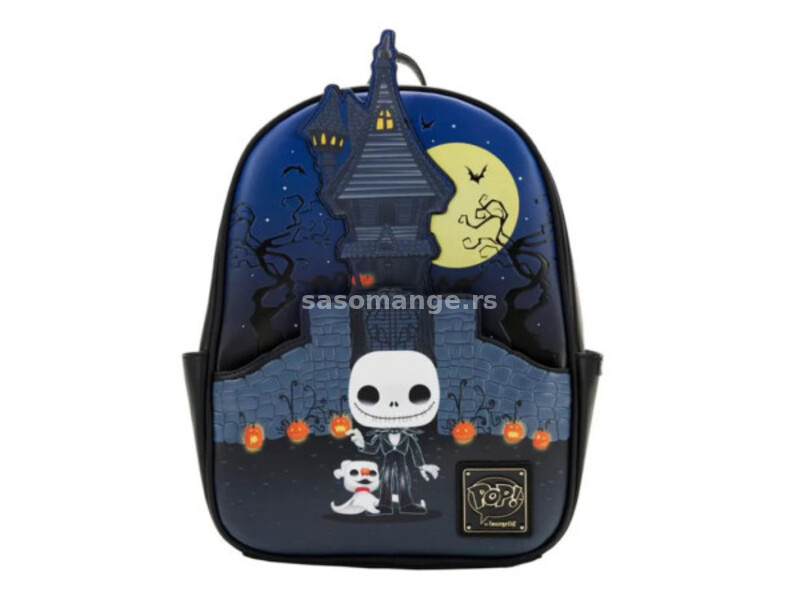 Loungefly Disney Nightmare Before Christmas Jack Skellington House Mini backpack ( 057408 )
