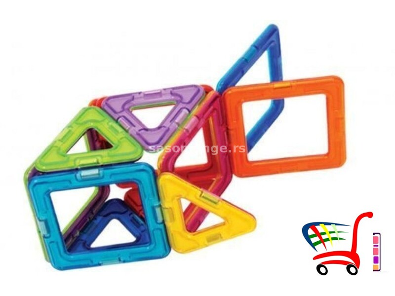 Magnetni 3D set za decu -30 delova-IGRACKA-IGRE-IGRE - Magnetni 3D set za decu -30 delova-IGRACKA...