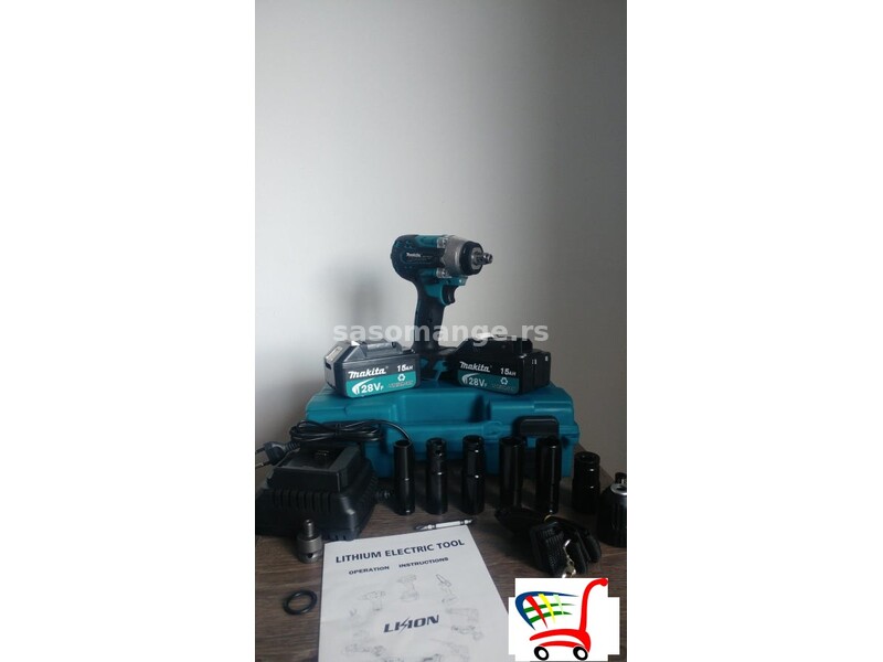 MAKITA Aku Udarni Odvijac Busilica Srafilica 128v + 6 gedora - MAKITA Aku Udarni Odvijac Busilica...