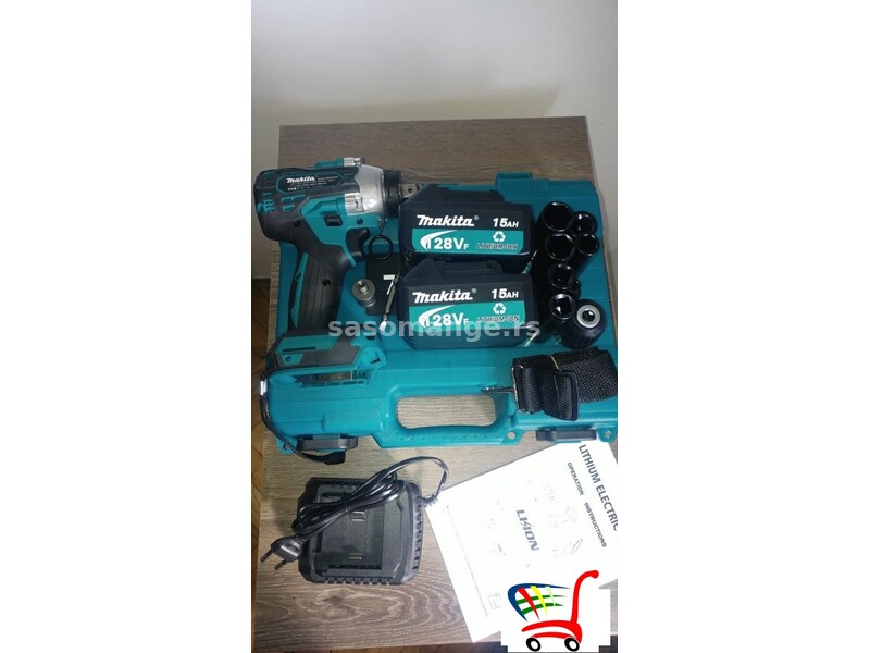 MAKITA Aku Udarni Odvijac Busilica Srafilica 128v + 6 gedora - MAKITA Aku Udarni Odvijac Busilica...