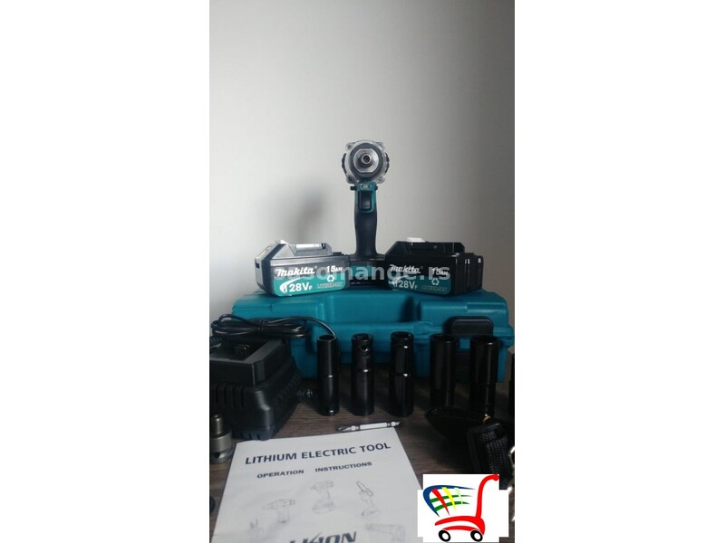 MAKITA Aku Udarni Odvijac Busilica Srafilica 128v + 6 gedora - MAKITA Aku Udarni Odvijac Busilica...