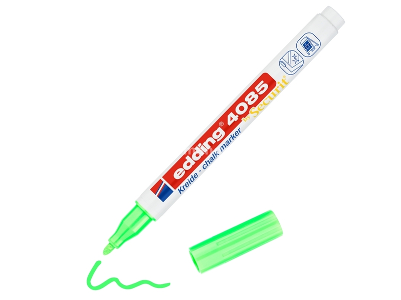 Marker za staklo CHALK MARKER E-4085 1-2mm neon Edding zelena