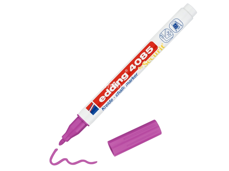 Marker za staklo CHALK MARKER E-4085 1-2mm standard Edding roze