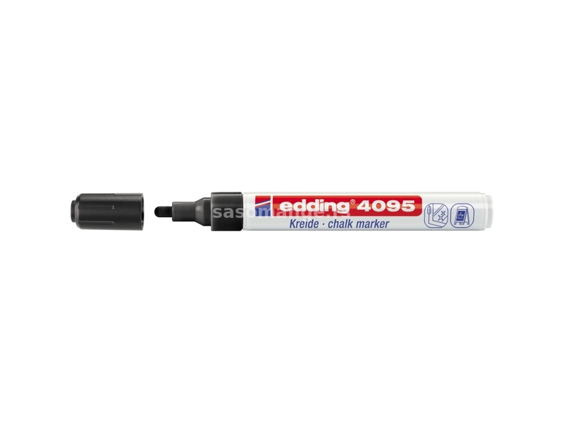 Marker za staklo CHALK MARKER E-4095 2-3mm Edding crna