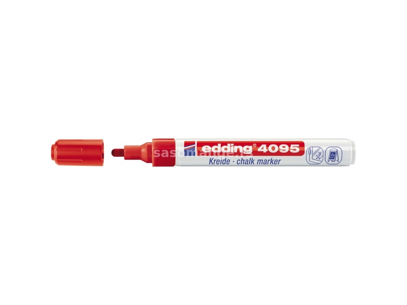 Marker za staklo CHALK MARKER E-4095 2-3mm Edding crvena