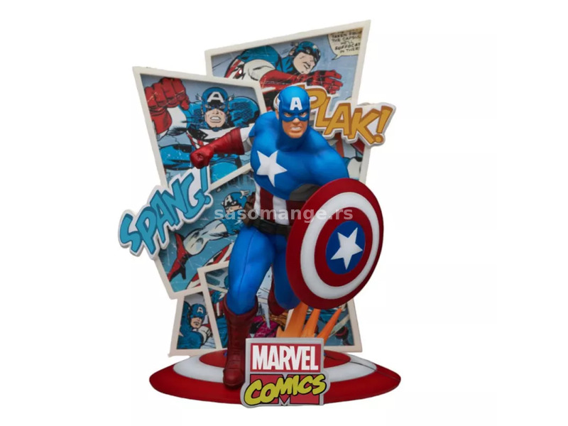 Marvel Comics D-Stage PVC Diorama Captain America (16 cm)