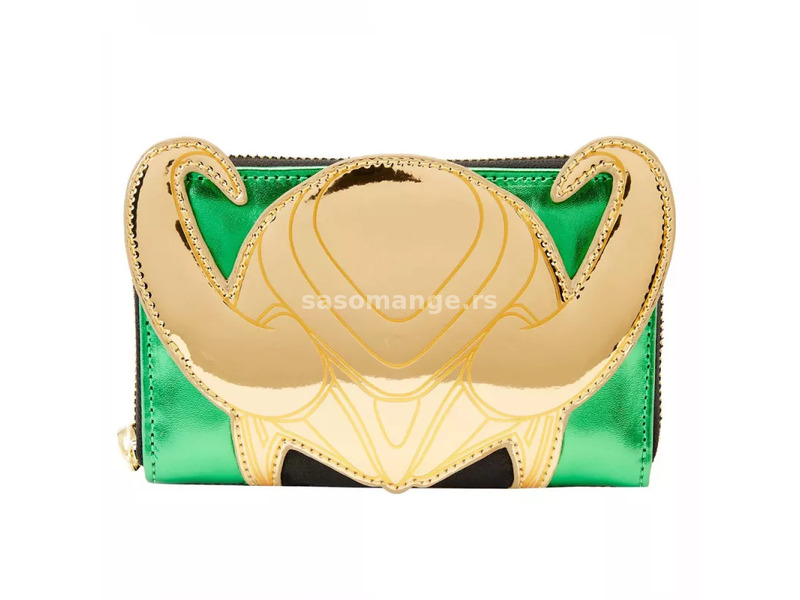 Marvel Shine Loki Zip Around Wallet