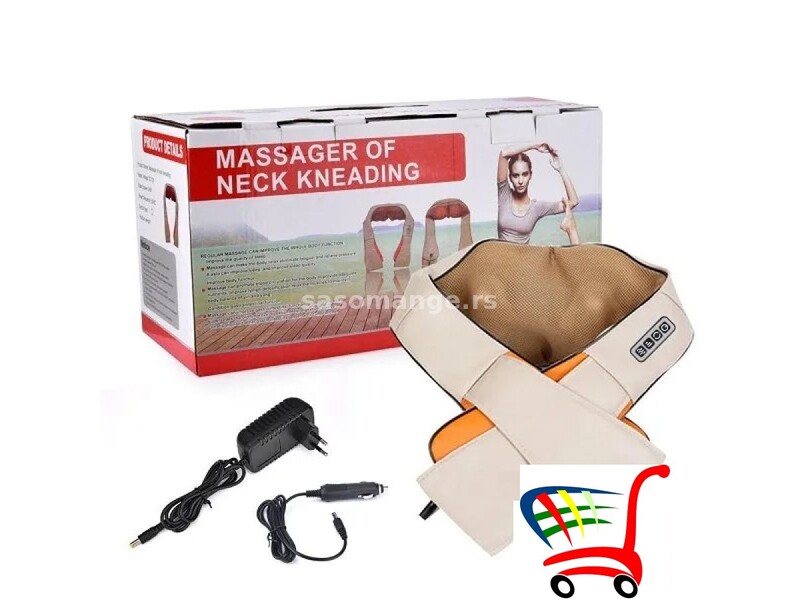 Masažer za leđa - Shiatcu masažer za vrat i leđa (Garancija) - Masažer za leđa - Shiatcu masažer ...
