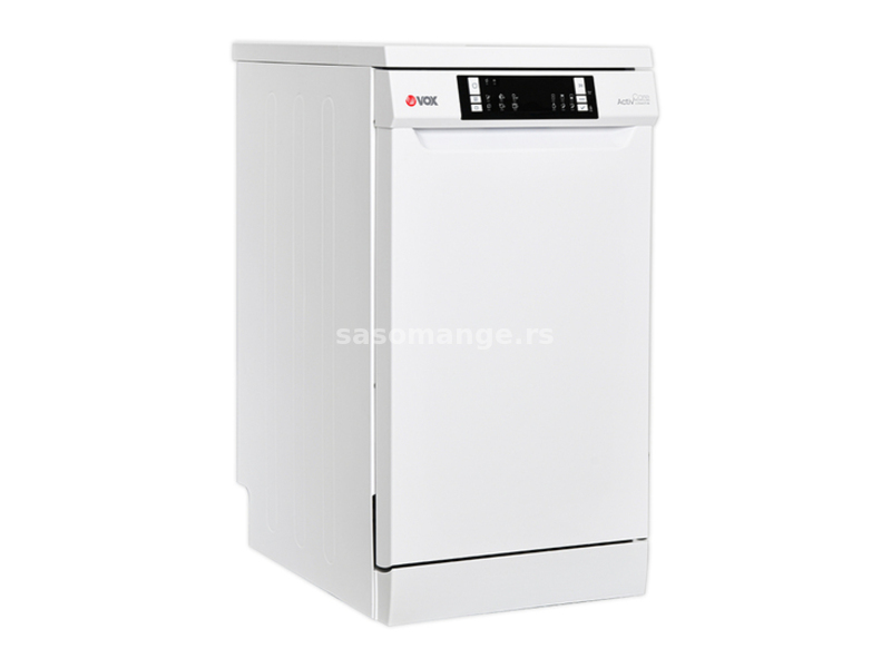 Mašina za pranje sudova Vox LC 10 A21 T3E, 10 kompleta, Širina 45 cm, Bele boje