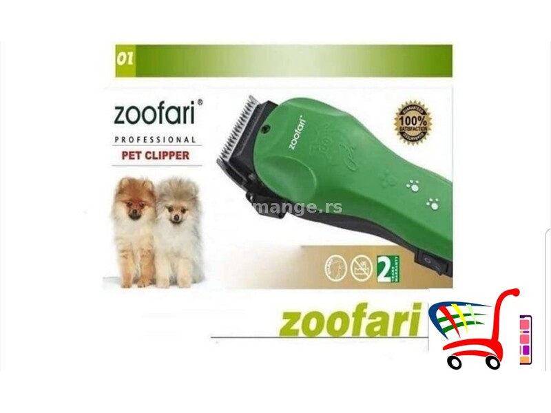 Mašinica za šišanje pasa Zoofari - Mašinica za šišanje pasa Zoofari