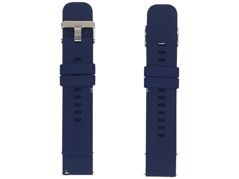 MeanIT tamenski kaiš za smartwatch, 22 mm, plavi - MSWREM4