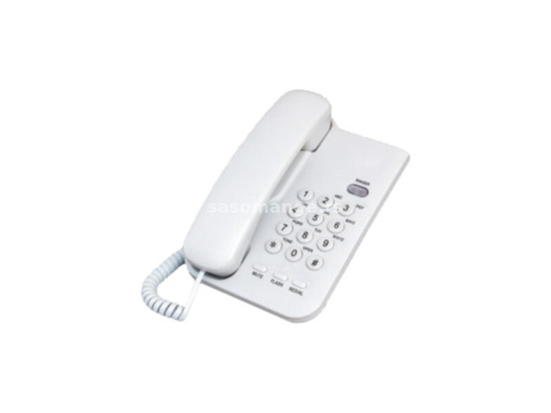 MeanIT telefon analogni, stoni, beli - ST100 white