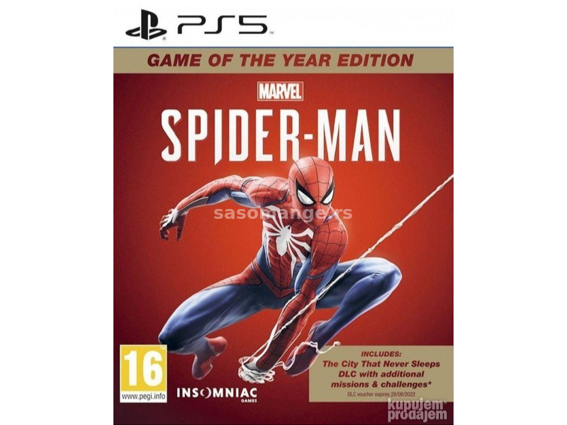 Marvel's Spider-Man: Game Of The Year Edition PS4 PS5