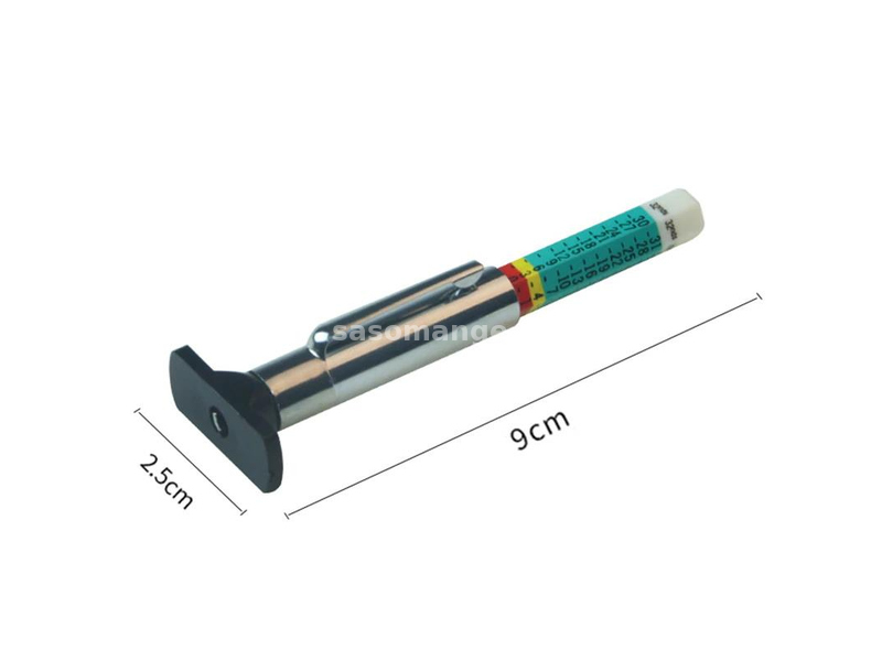 Metar olovka za merenje dubine šare na gumi