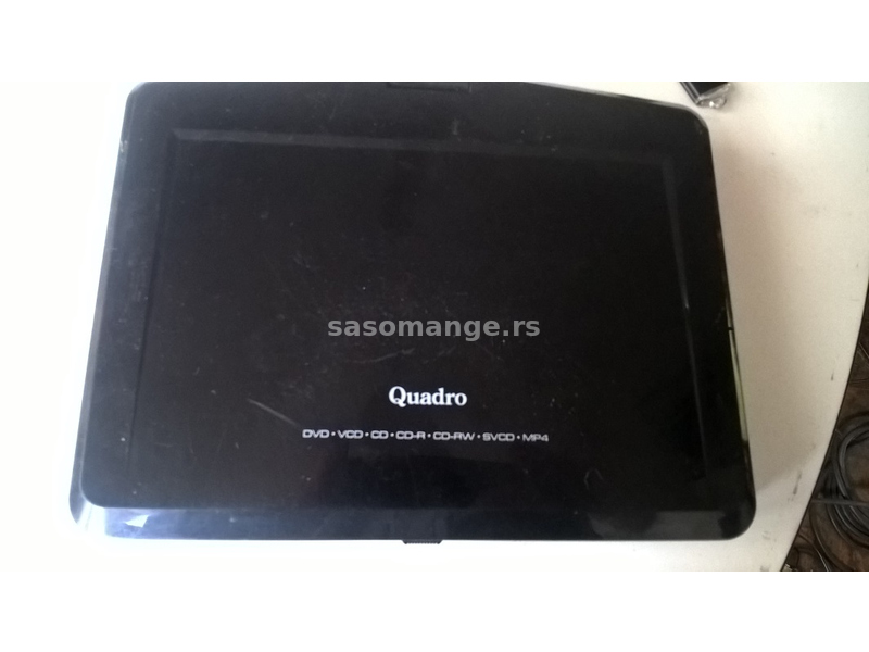 DivX i MP3 player Quadro Baterija 2h 7 inča (18cm)