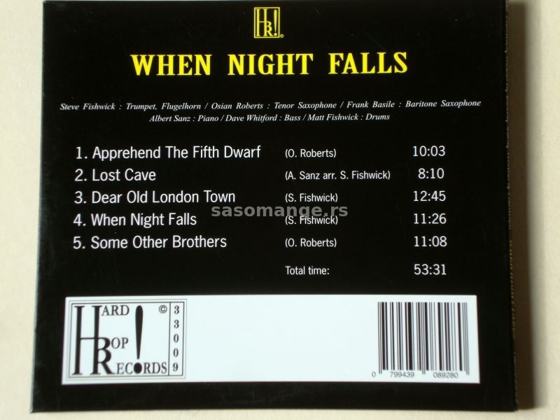 Steve Fishwick, Osian Roberts - When Night Falls