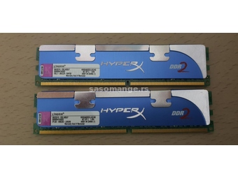 RAM DDR2 Kingston Hyper Extreme Blue 2 x 2Gb @ 800 Mhz