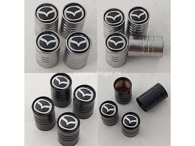 Kapice za ventile - Mazda - 4 komada - okrugle