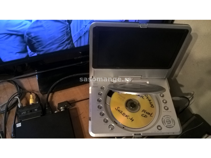 TV + DVD player COBY 8.5 inča (22cm) Za kola, čamac, vikendicu