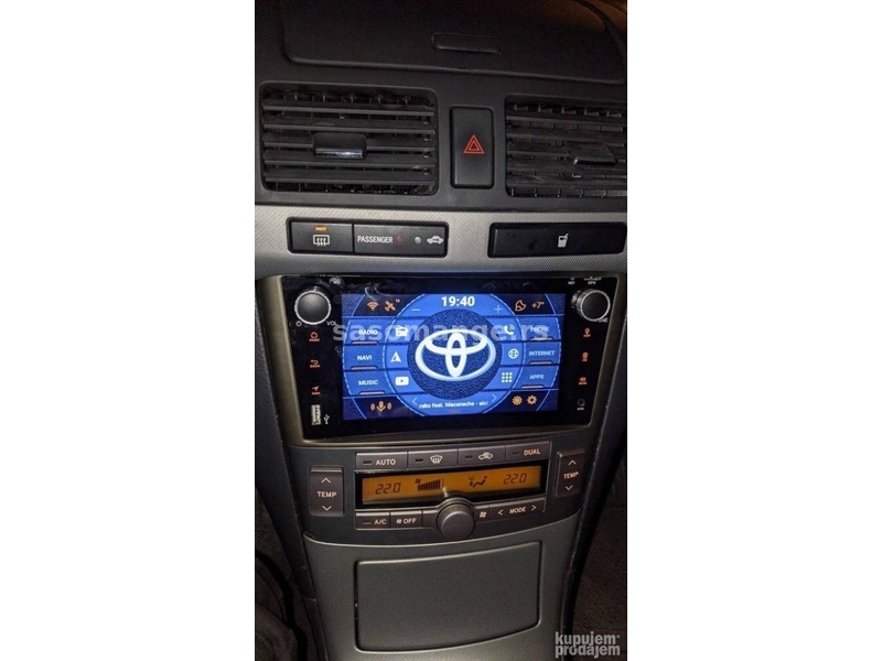 Toyota Avensis Android Multimedija Gps radio navigacija