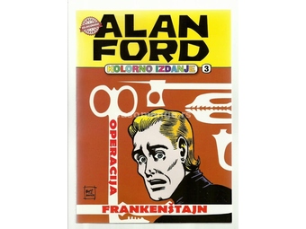 Alan Ford CPG Kolorno izdanje 3 Frankenštajn