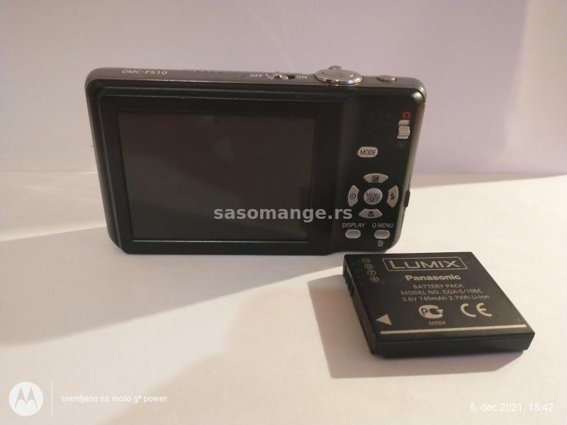 PANASONIC DMC-FS10 kompaktni fotoaparat