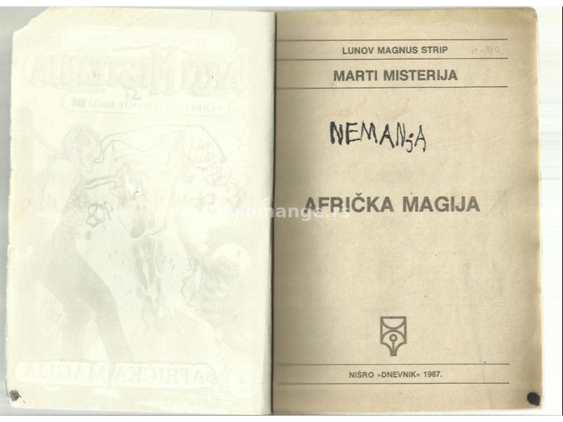 Marti Misterija LMS 54 Afrička magija