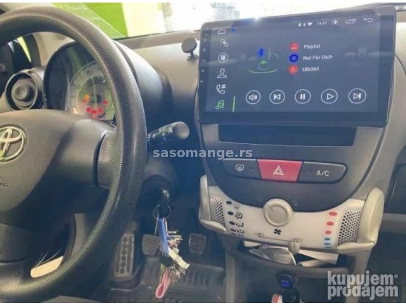 Peugeot 107 Toyota Aygo Navigacija Android Multimedija