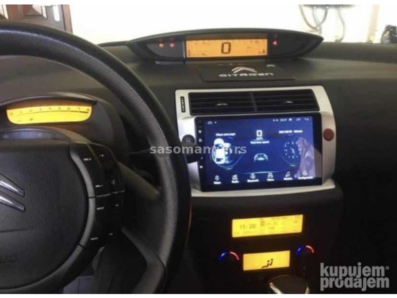 Citroen C4 GPS Radio Navigacija Display Android Multimedija