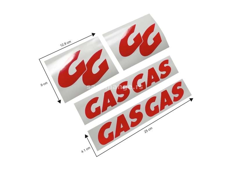 Nalepnice za motore - Gas gas GG nalepnice - 1852