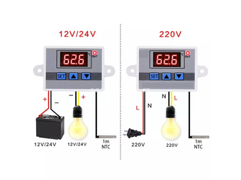 Digitalni termostat xm w3002 -50+110c 1500w 10A 220v 1m sonda