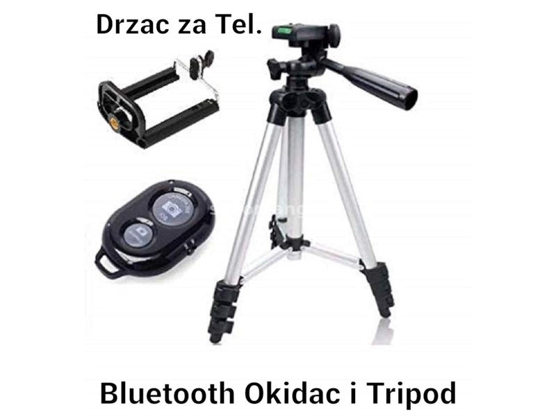 Tripod / Stativ 135 cm Torba i Držač za mobilni telefon