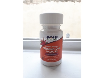Vitamin D-3,Now Foods, 10,000 IU, 120 Softgels