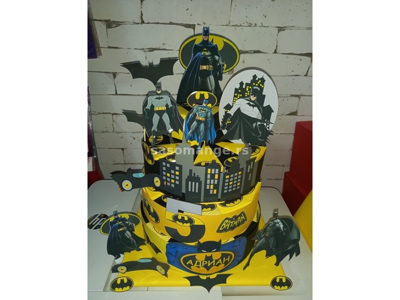 Kartonska torta Betmen ili torta od kartona