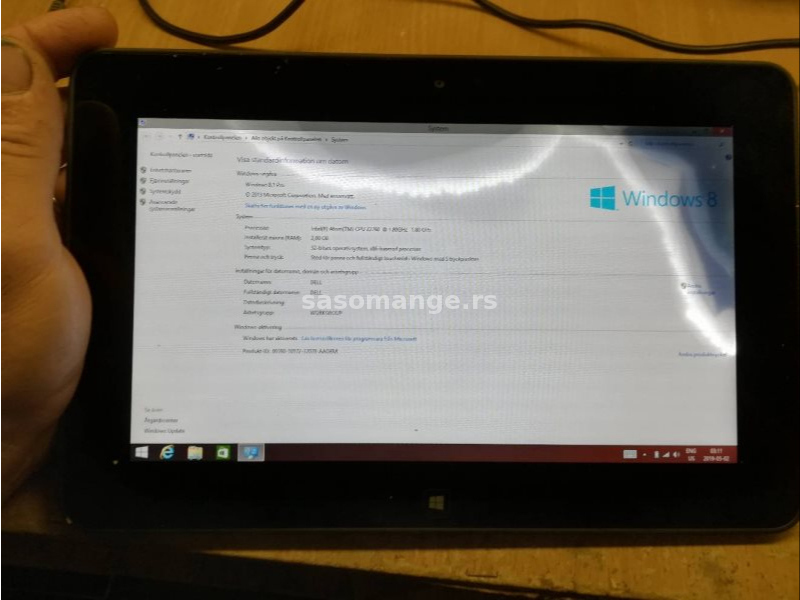 Dell Latitude 10 ST2 Tablet,10.1 T2 0 (1.8GHz)