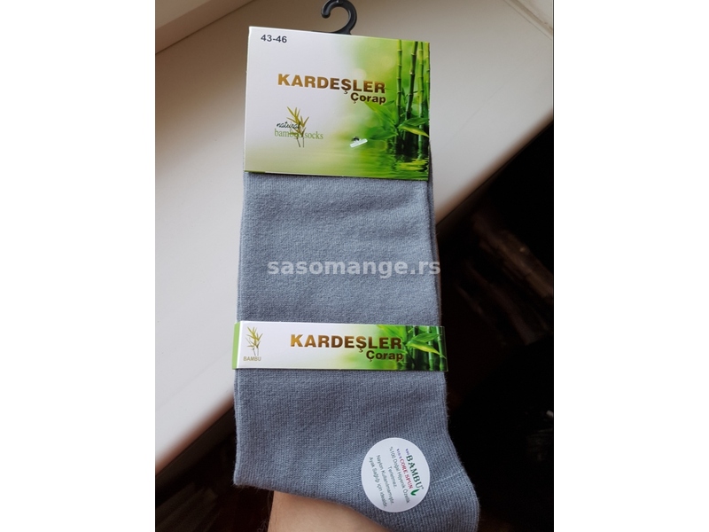 Kvalitetne čarape od bambusa Vel;40-46