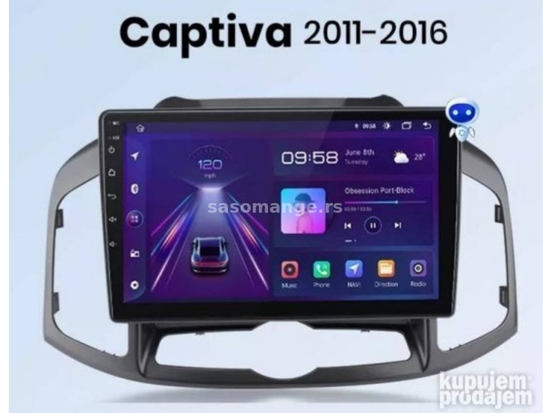 Chevrolet Captiva Android Multimedija Navigacija GPS Radio