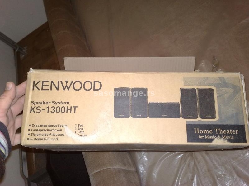 Kenwood KS-1300 HT 5.0 Silver Novo! 5 x 60 W sinusa na 8 oma