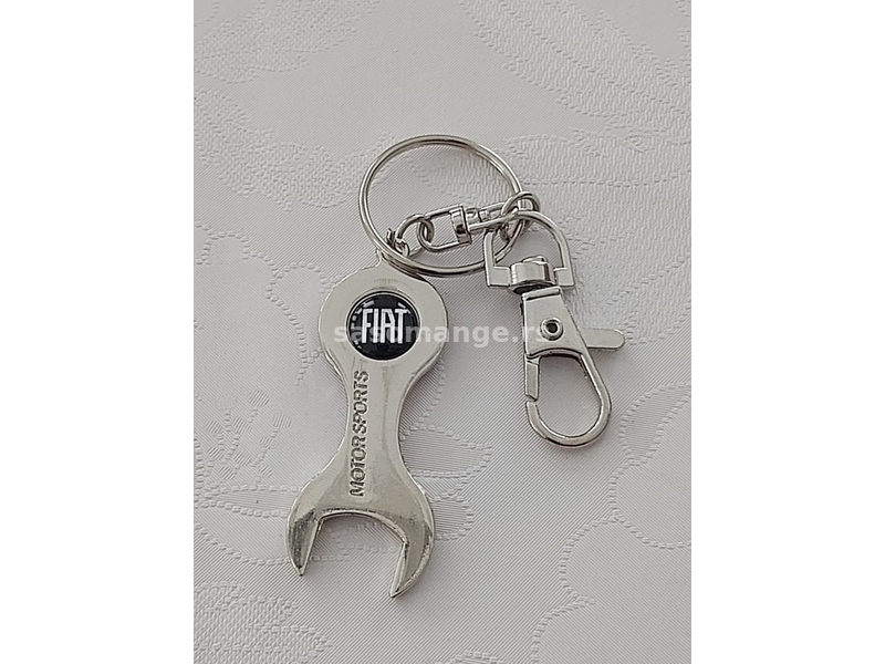 Kapice za ventile Fiat + privezak za ključeve