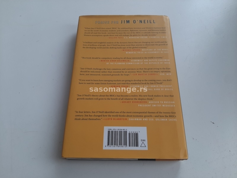 The Growth Map Economic Opportunity in the Brics and Beyond Jim O'Neill Odlicno ocuvana RETKA