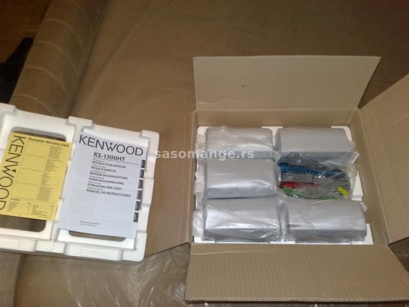 Kenwood KS-1300 HT 5.0 Silver Novo! 5 x 60 W sinusa na 8 oma