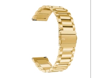 Metalna gold narukvica 20 mm samsung watch, huawei watch, amazfit gts