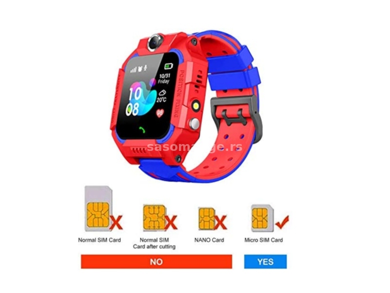 Q19 Deciji Smart Watch 2G, LBS Location Sim Kartica
