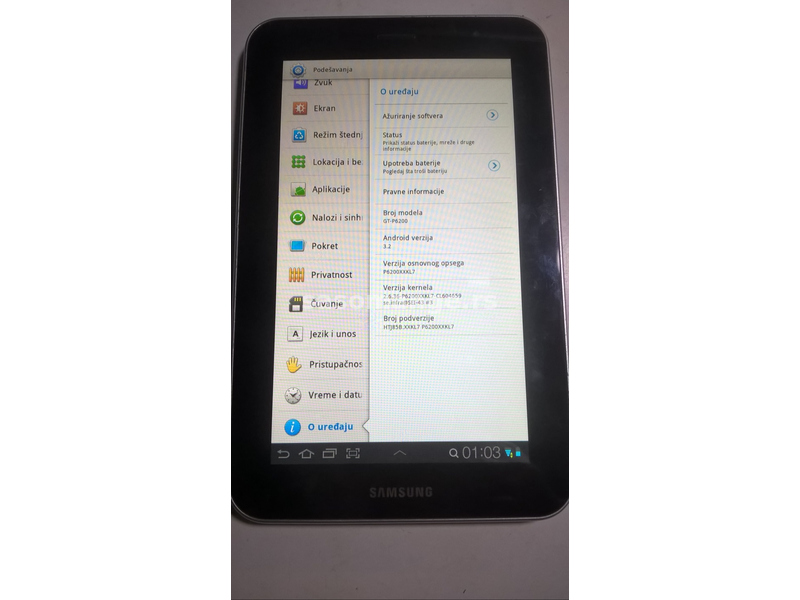 Telefon/tablet SIM free 7inča GPS Samsung P6200